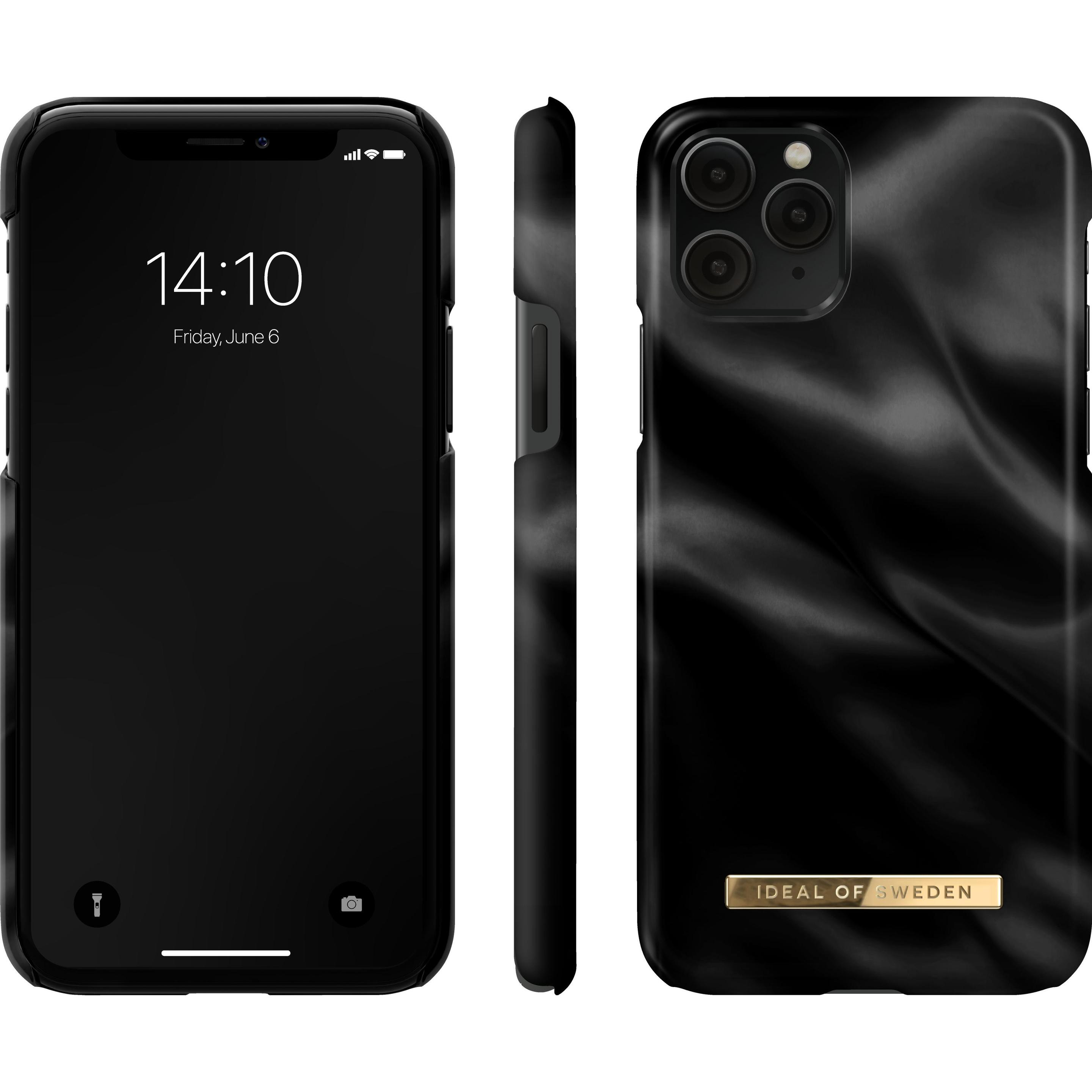 Thumbnail - iDeal Of Sweden Designer Hard-Cover Black Satin (Apple iPhone 11 Pro), Smartphone Hülle, Schwarz