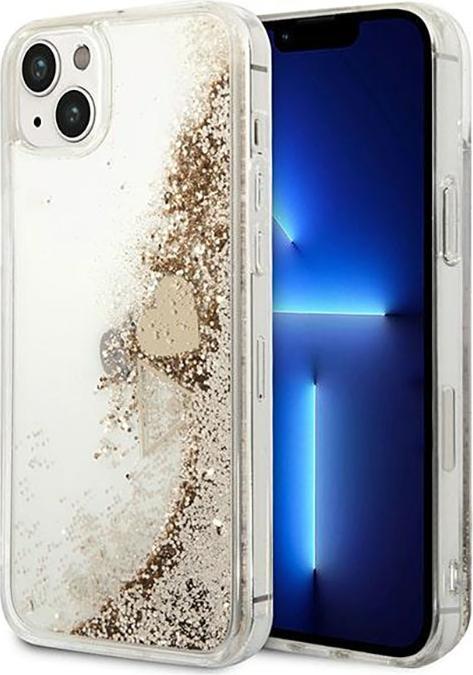 Produktbild Guess GUOHCP14SGLHFLGO iPhone 14 6,1" złoty/gold hardcase Glitter Charms (Apple iPhone 14)