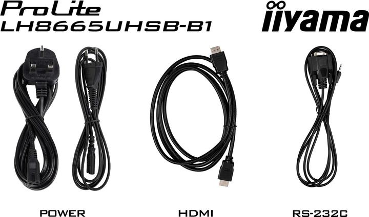 Actual product image iiyama 86" 3840x2160, UHD IPS panel, Haze 1%, 8 (3840 x 2160 Pixels, 86")