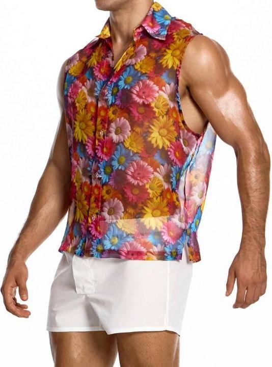 Actual product image Daisies Sleeveless Shirt Multicolor Medium (M)