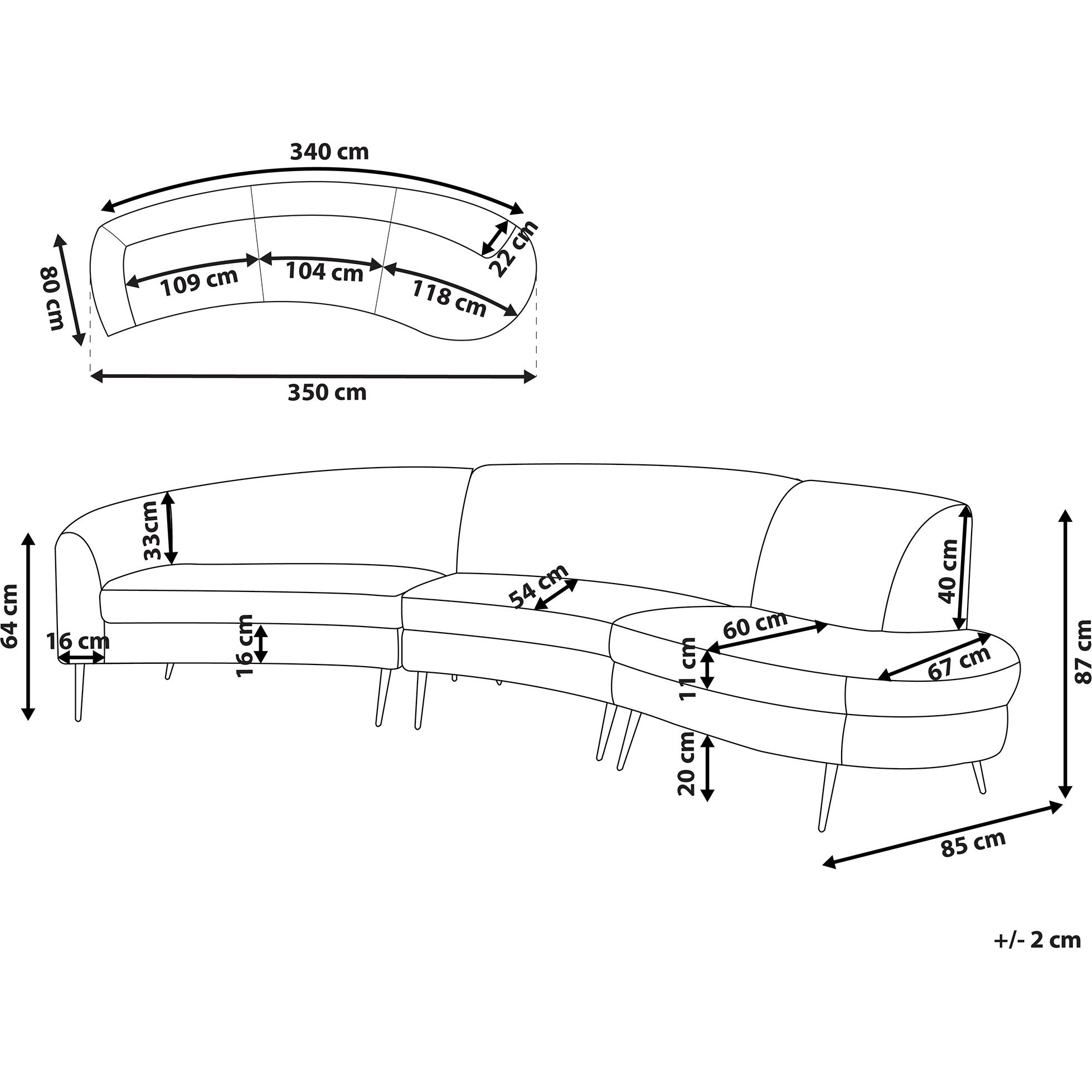 Thumbnail - Beliani, Sofa, Moss (Big Sofa)