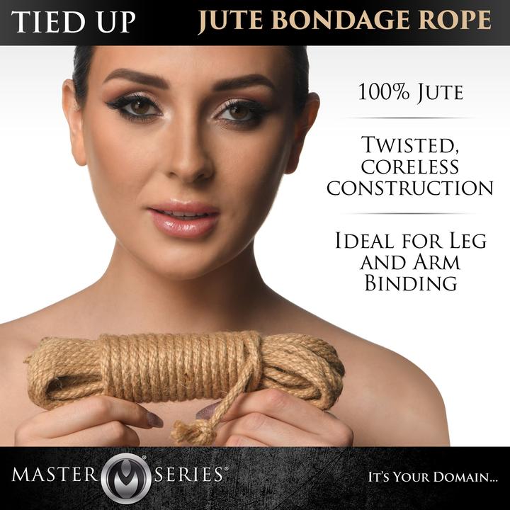 Productafbeelding Master Series Tied Up - Jute Bondage Touw - 7,6 mtr