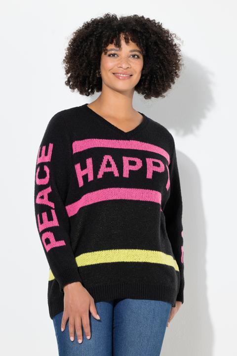 Image du produit Angel of Style Pull Happy avec messages, coupe Straight Fit (54)