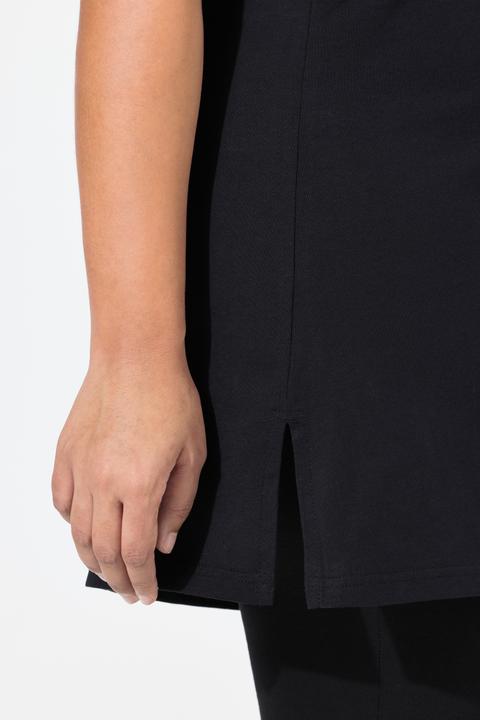 Produktbild Ulla Popken Longshirt, A-Linie, Rundhalsausschnitt, Halbarm (68)