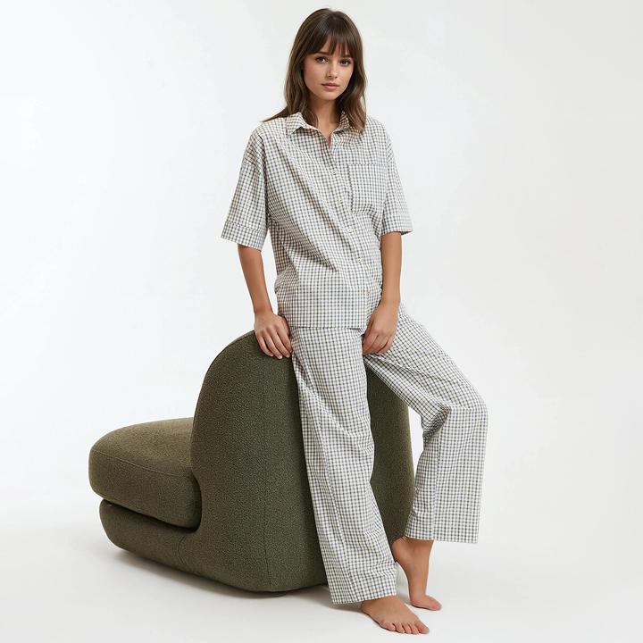 Produktbild La Redoute Collections Karierter Pyjama (XL)