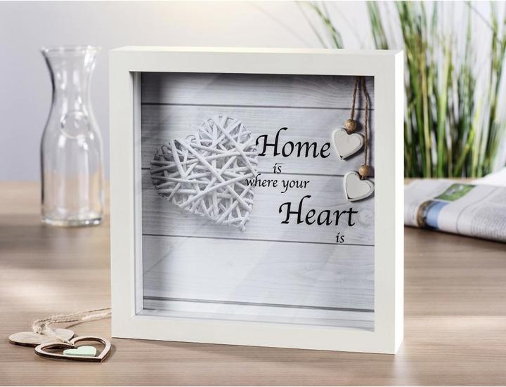 Actual product image Hama Scala 3D taupe 23x23 portrait wood passepartout (15 x 15 cm)