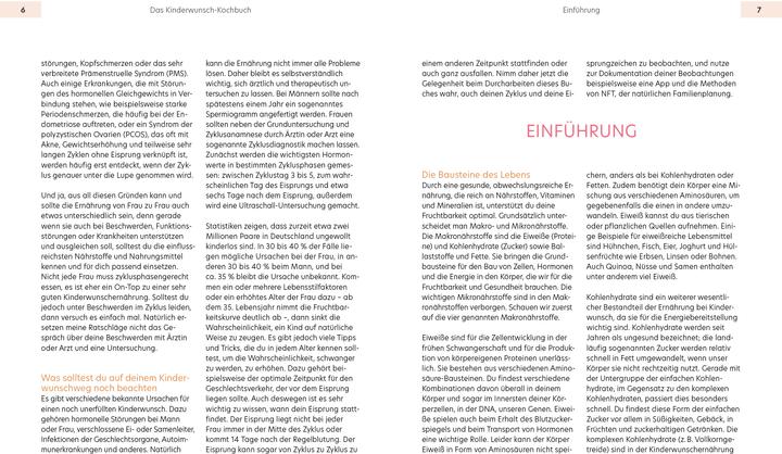 Actual product image Das Kinderwunsch-Kochbuch (German, Dunja Petersen, 2023)