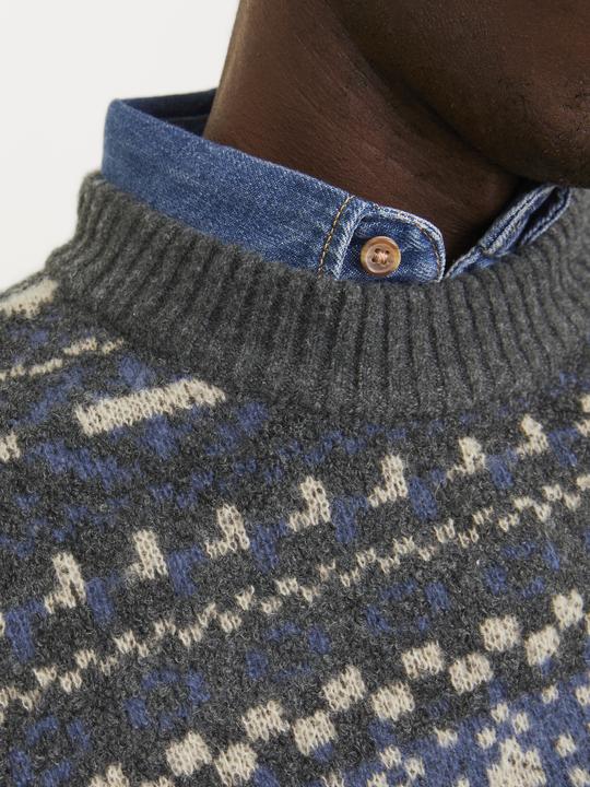 Produktbild Jack & Jones All Over Print Strickpullover Strickpullover (XS)