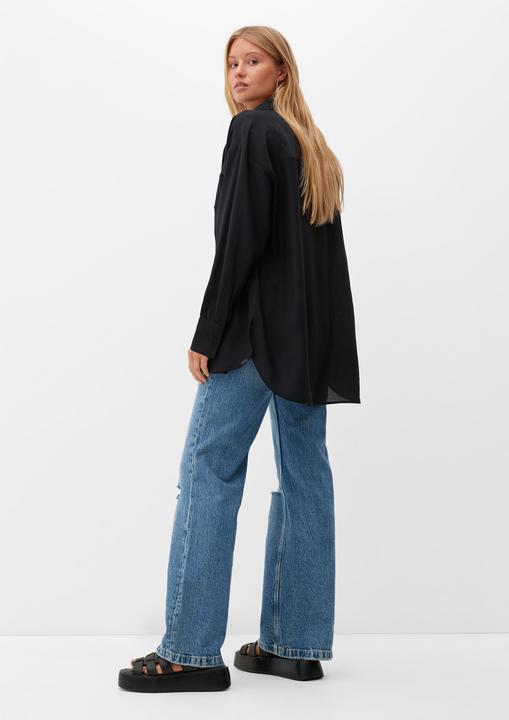 Produktbild s.Oliver Bluse Crêpe-Bluse aus Viskosemix (36)