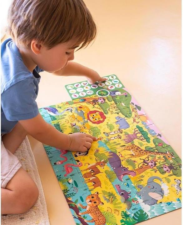 Image du produit Apli Puzzle d'objets cachés Junior Savane 62 pièces (62 pièces)