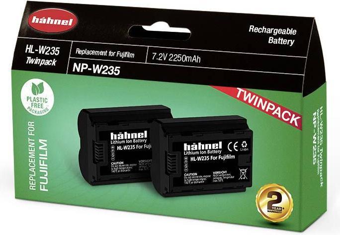 Produktbild Hähnel HL-W235, 2er Kamera-Akku ersetzt Original-Akku NP-W235 7.2 V 2250 mAh (Kamera Akku)