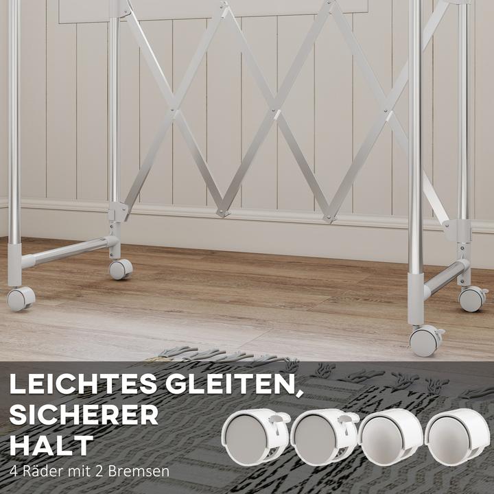 Produktbild Homcom Wäscheständer Edelstahl (1.50 m)
