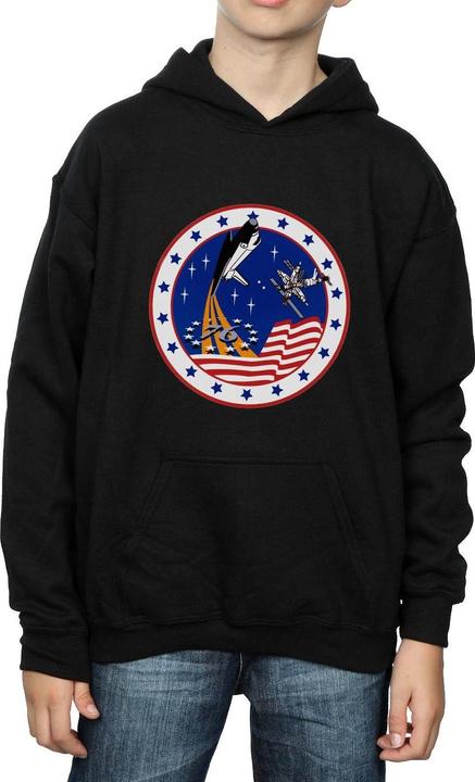 Immagine prodotto Nasa Classic Rocket 76 Felpa con Cappuccio Ragazzi (128)