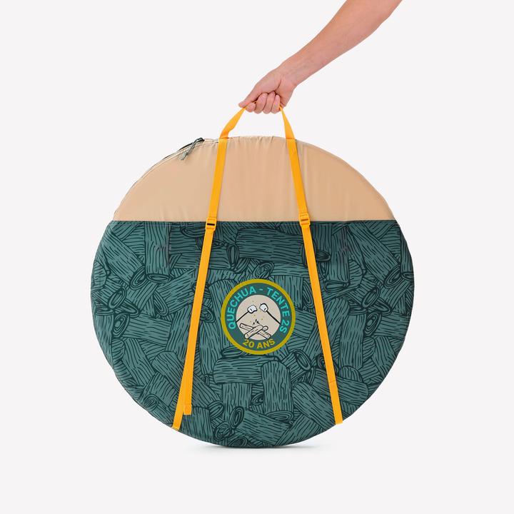 Produktbild Quechua Faltzelt - 2 Seconds für 2 Personen Limited Edition 20 Jahre Wood (Wurfzelt, 2.90 kg, 2 Personen)