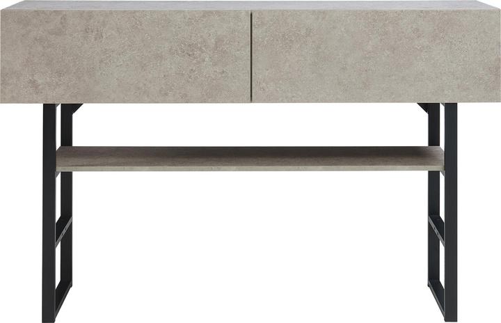 Produktbild En.Casa Konsolentisch Varberg 75x120x30 cm Betonoptik, hell (120 x 30 x 75 cm)