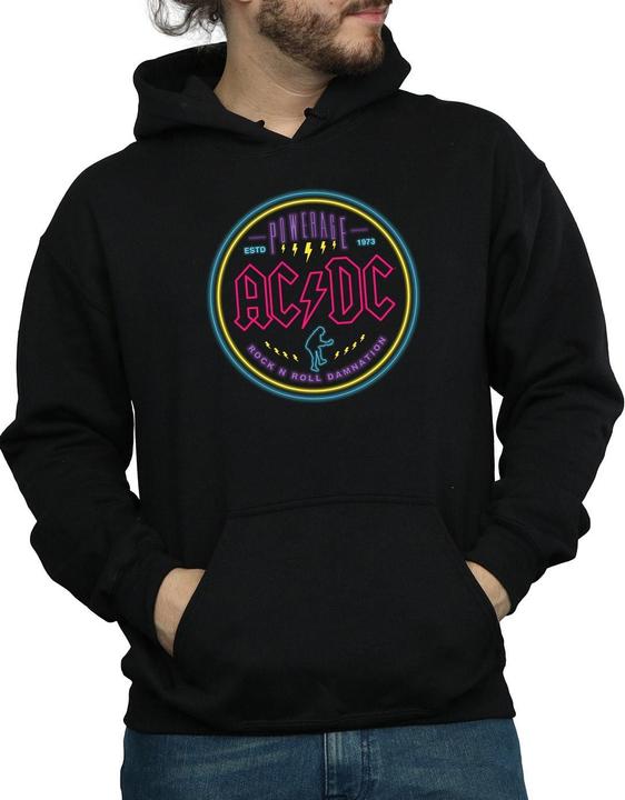 Produktbild AC/DC Circle Neon Kapuzenpullover (S)