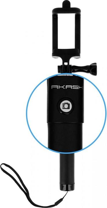 Immagine prodotto Akashi Barra selfie estensibile da 18 a 80 cm + grilletto