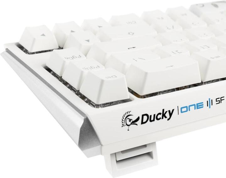 Produktbild Ducky One 3 Classic Pure White SF Gaming Tastatur, RGB LED - MX-Silent-Red (US) (US, Kabelgebunden)