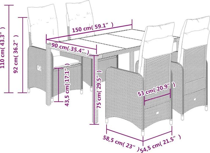 Produktbild VidaXL Radiant Rapture (90 cm)