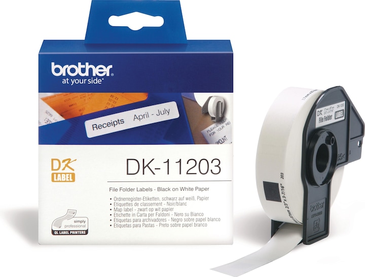 Brother DK-11203 File folder labels