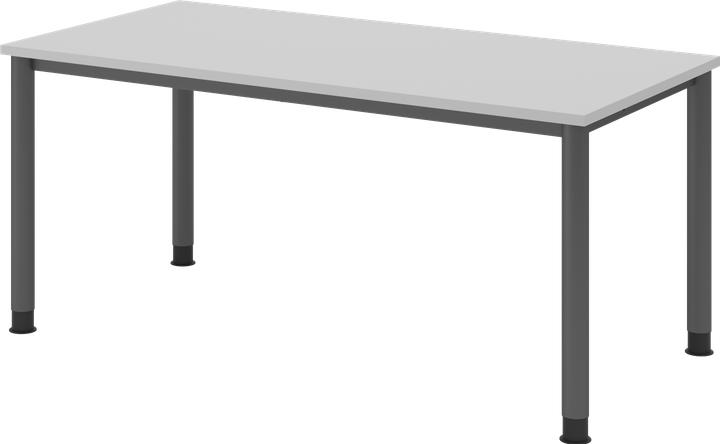 Actual product image Hammerbacher Desk 4legged 160x80cm grey/graphite (160 x 80 cm)