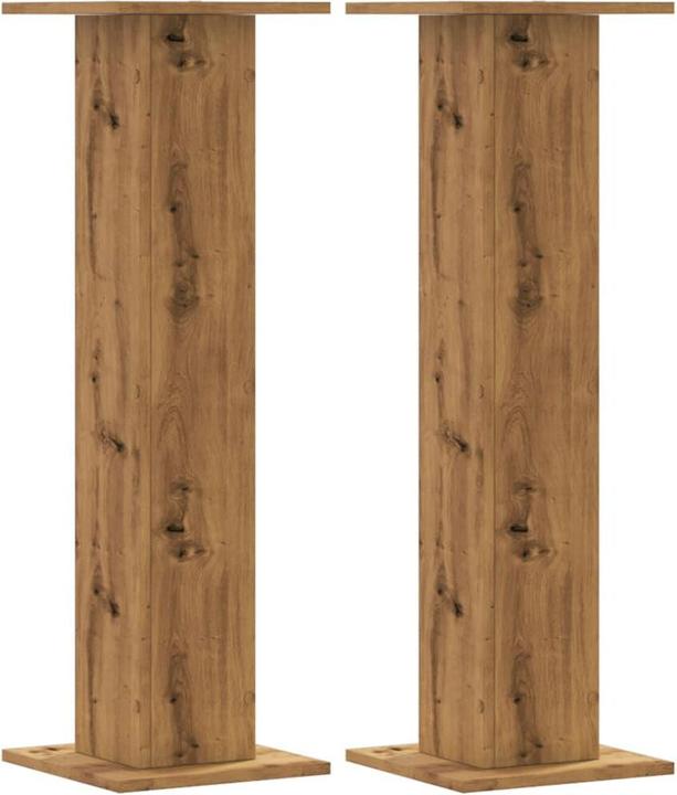 Image du produit vidaXL Pied d'enceinte 2 pièces 30 x 30 x 95 cm (1 paire, Support, Non mobile)