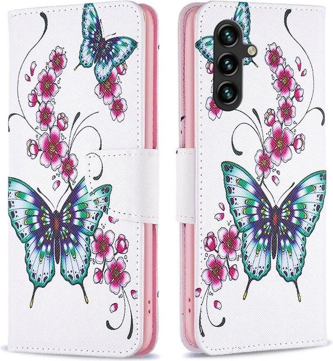 Actual product image Cover-Discount Galaxy A35 - Tasche Hülle Schmetterling (Samsung Galaxy A35)