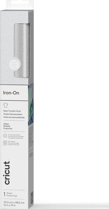 Produktbild Cricut Iron On Glitter White