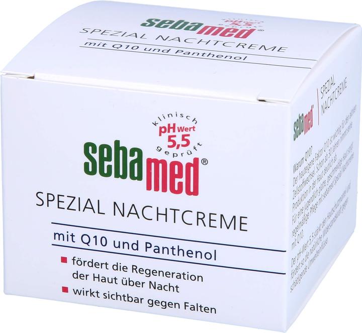 Actual product image Sebamed special night cream with Q10 and panthenol, 75 ml cream (75 ml, Night cream)
