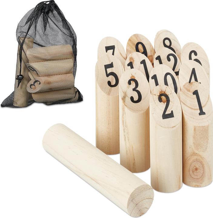 Produktbild Relaxdays Kubb Wikingerspiel