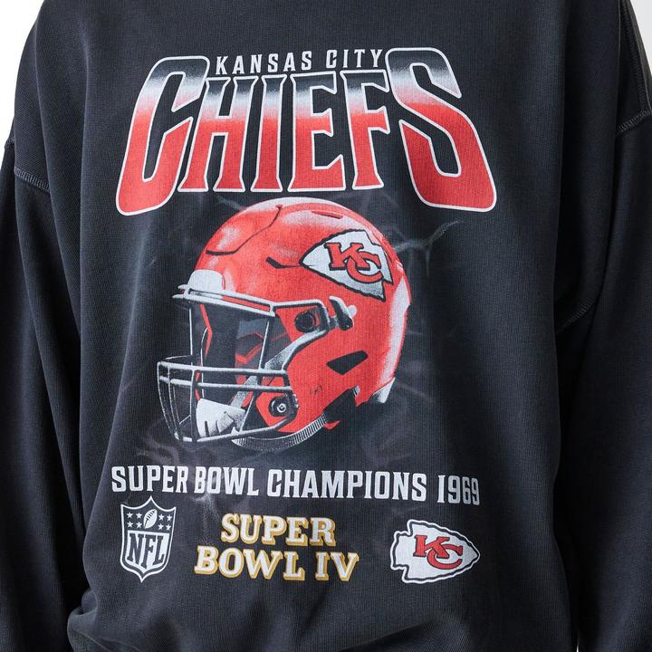 Produktbild New Era Washed Boxy Pullover - Kansas City Chiefs - S (S)