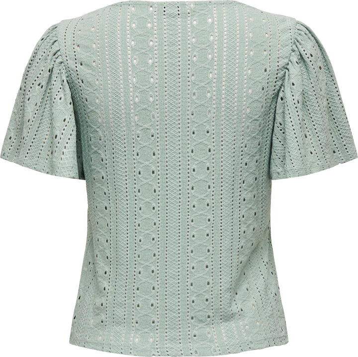 Produktbild Only Normal geschnitten Rundhals Voluminöser Armschnitt Top Top (XL)