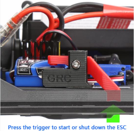 Produktbild Grc 3D Pla Easy Start Trigger Power Transfer Switch Bracket for Traxxas TRX-4