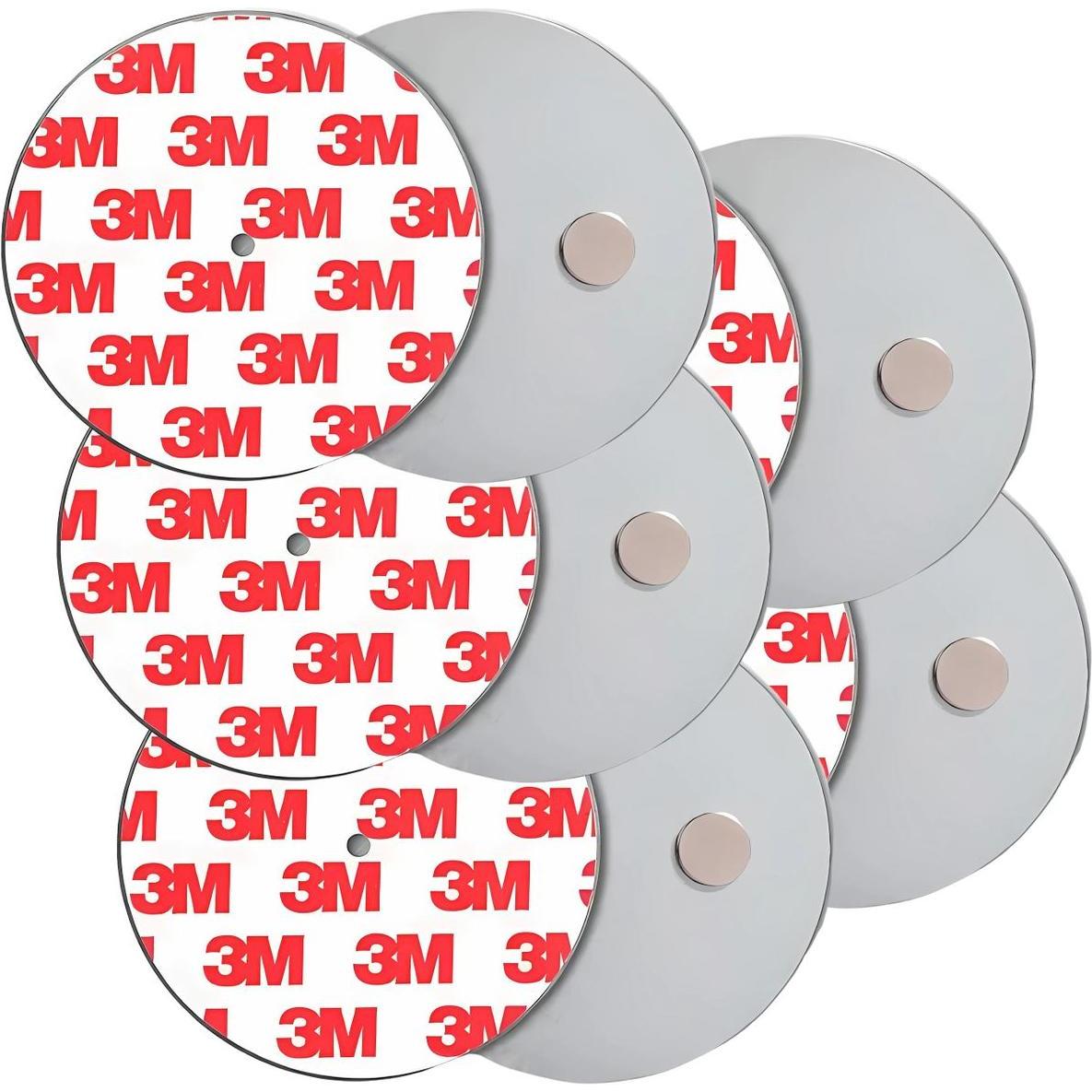 König Design, Magnet, Rauchmelder Magnethalter Ø40 - Ø70 mm Feuermelder Befestigung Halterung Klebepad (1 x)