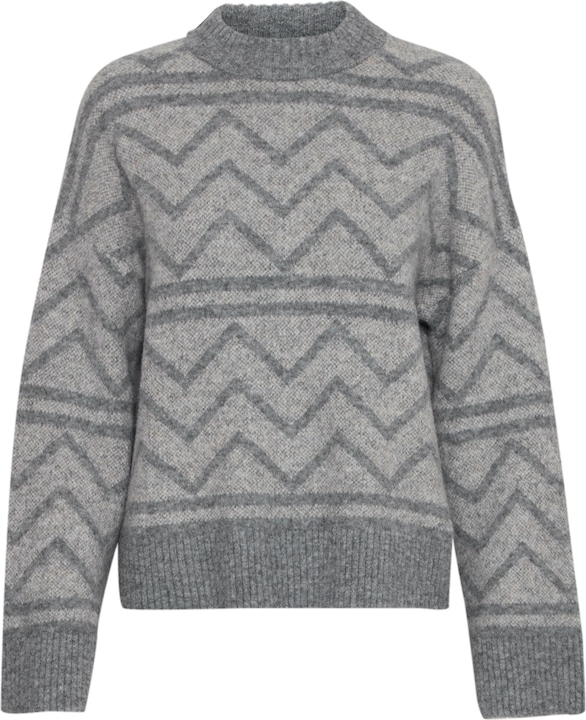Actual product image B.young BYOMEA GEOMETRIC JUMPER 20815659 (M)