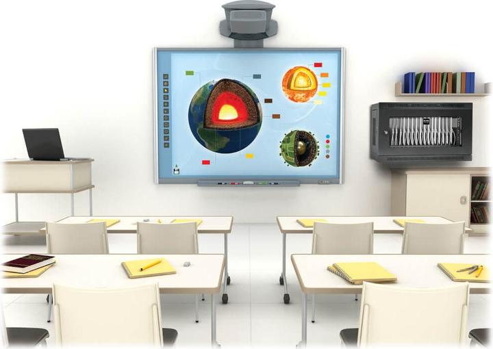 Image du produit Eaton Tripp Lite Series CS16USB Chariot et armoire mobiles Armoire pour la gestion des appareils portables Noir