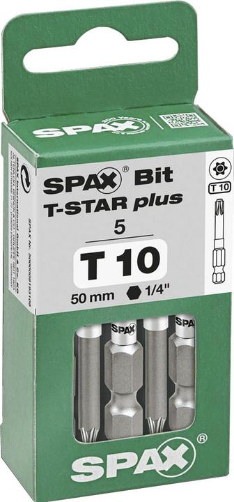 Produktbild Spax BIT T-STAR PLUS T10 50mm S (Innensechsrund TX)