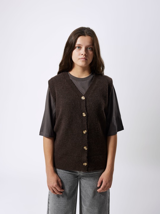 Actual product image Lmtd Relaxed fit knitted waistcoat (158)