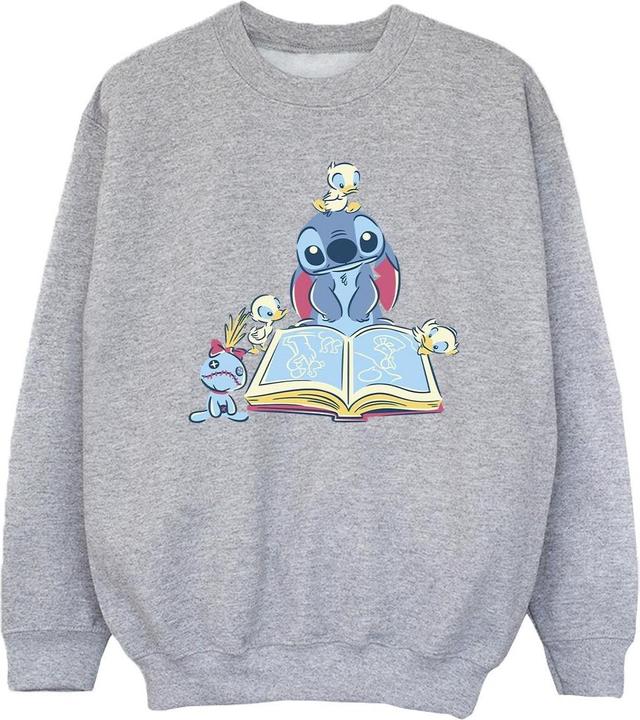Produktbild Disney Lilo & Stitch Reading A Book Sweatshirt Mädchen (152, 158)