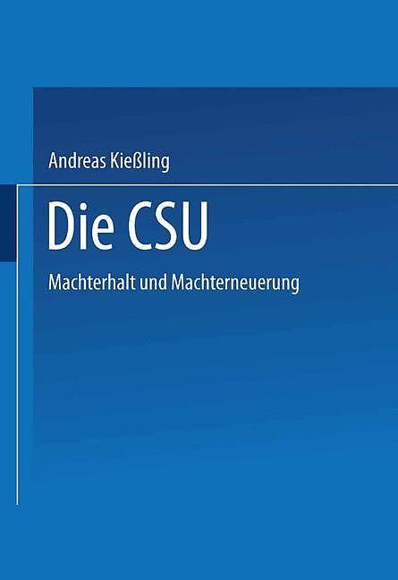 Produktbild Die CSU (Deutsch)