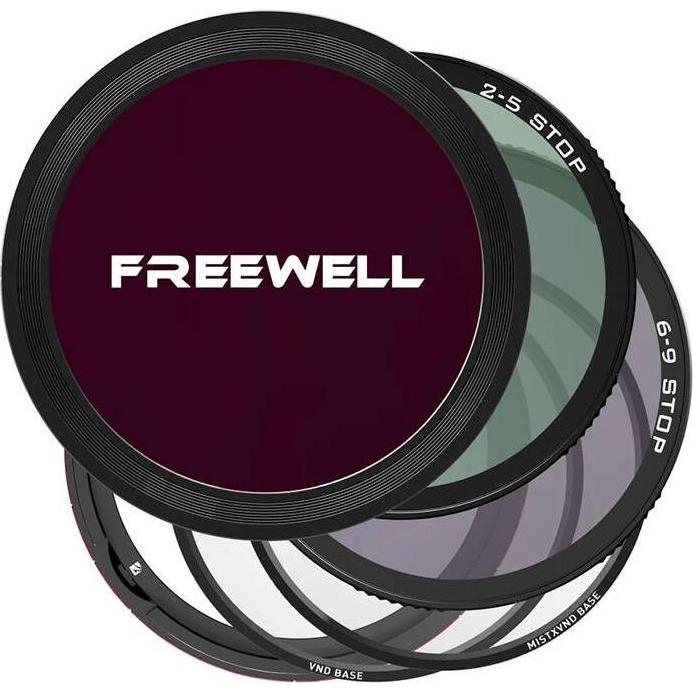 Freewell Magnetic VND Filter Set VND 77 MM (77 mm, ND- / Graufilter), Objektivfilter