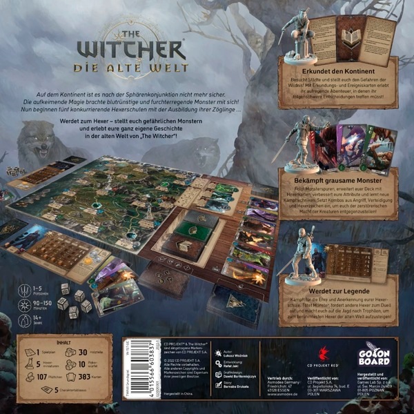Produktbild Asmodée The Witcher: Die Alte Welt (Deutsch)
