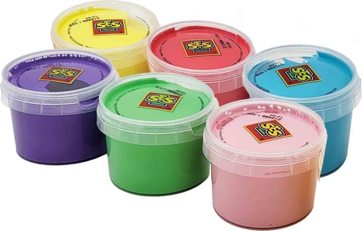 Produktbild Ses Handbemalte Farbe, 6 Farben (Multicolor, 720 ml)