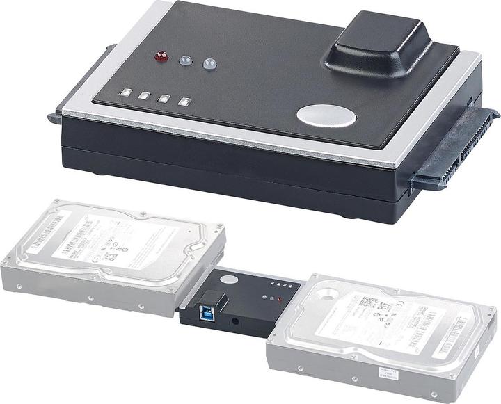 Actual product image Xystec USB 3.0 hard drive adapter with clone function