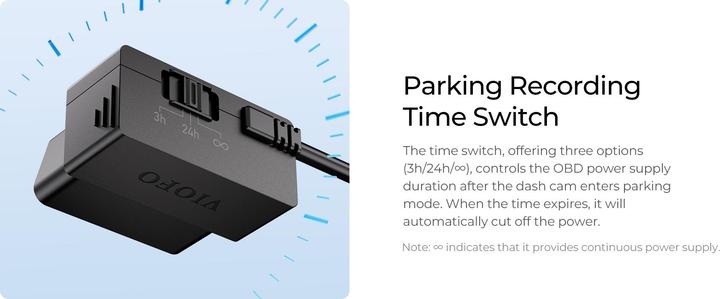 Actual product image Viofo OBD Power Cable OP100