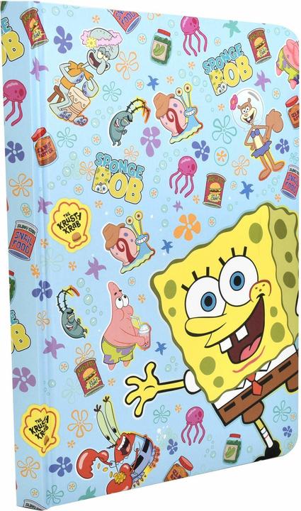 Actual product image Blue Sky Bob l'éponge - Carnet A5 (A5, Lined, Hardcover)