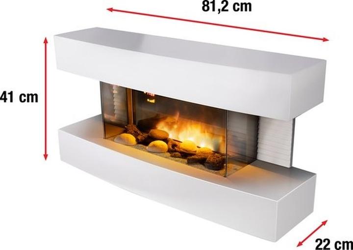 Actual product image Classic Fire Wall fireplace electric