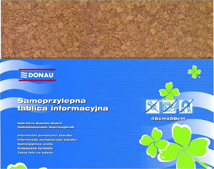 Produktbild Donau Pinnwand, 58x46cm, selbstklebend, braun (Pinnwand, 58 x 46 cm)
