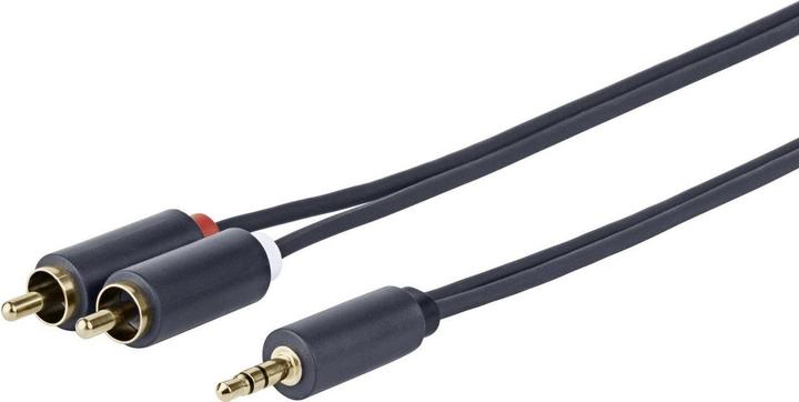 Actual product image Vivolink PROMJRCA2 Audio cable 2 x RCA (2 m, 3.5mm jack (AUX))