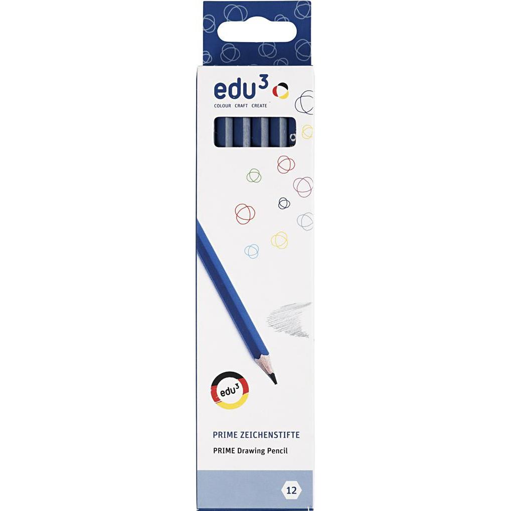 EDU3, Pastelli, edu Drawing Pencil (12x)